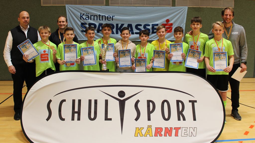 BG Porcia Spittal gewinnt das Schülerliga Futsal Landesfinale in St. Veit/Glan